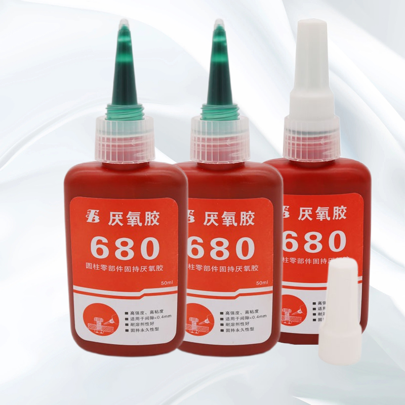 邦特680圆柱型厌氧胶，680高强度圆柱轴承齿轮轴密封固持胶水，厌氧固持胶680