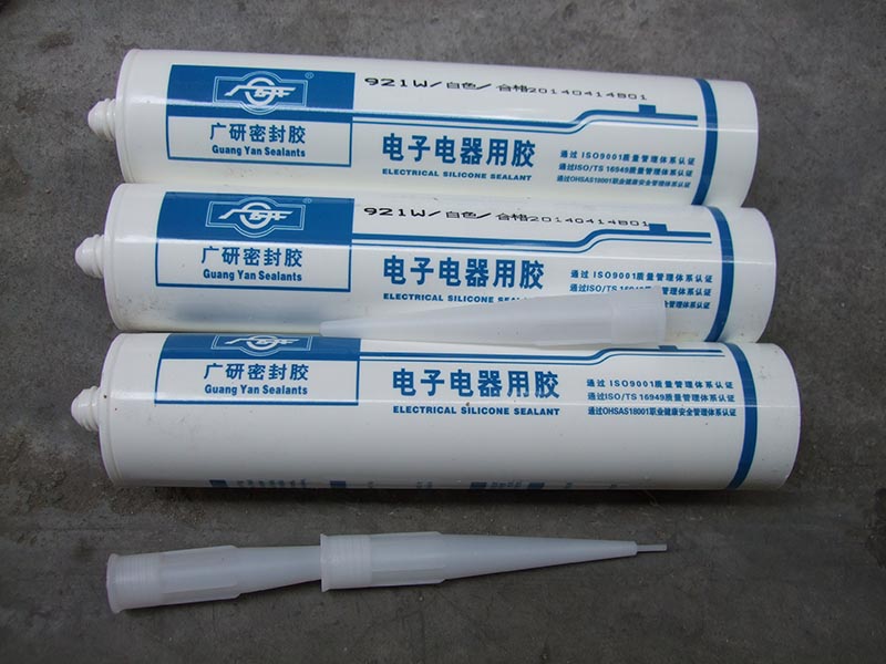 广研921W电器高温胶，机械平面胶，家电电器粘接硅橡胶，921W绝缘电子胶 300ml