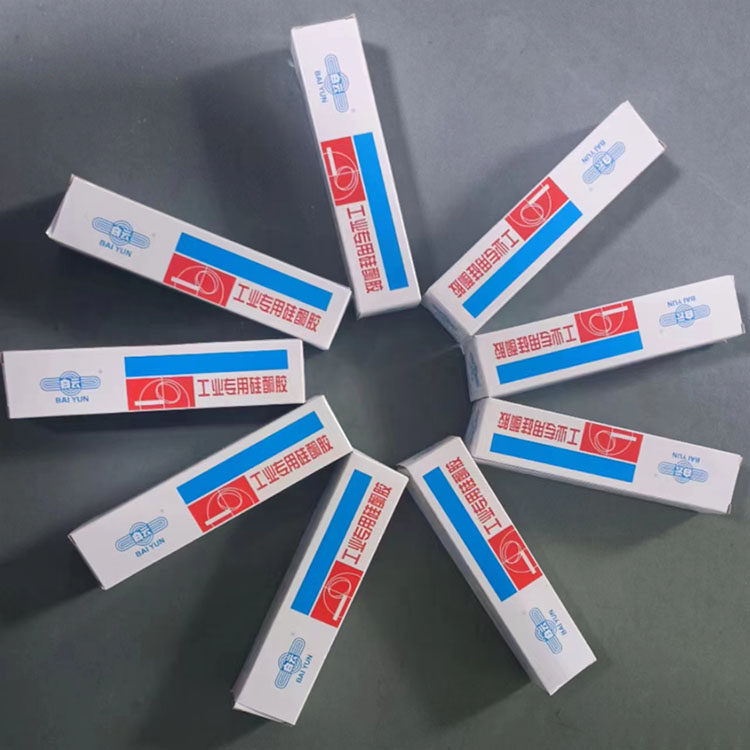 白云工业专用硅酮胶 SS704电子电器粘接硅橡胶，电源模块，耐高低温，耐老化，脱醇型单组份绝缘密封胶  120g